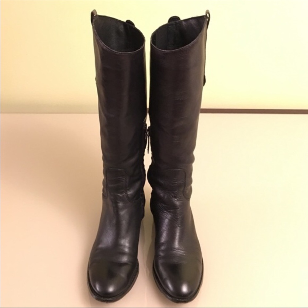 Sam Edelman Black PHALLON Studded Boots